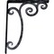 Ekena Millwork Avery Wrought Iron Bracket, (Single center brace), Antiqued Pewter 1 1/2"W x 12"D x 15"H BKTM01X12X15SAVAPW - alternate 8